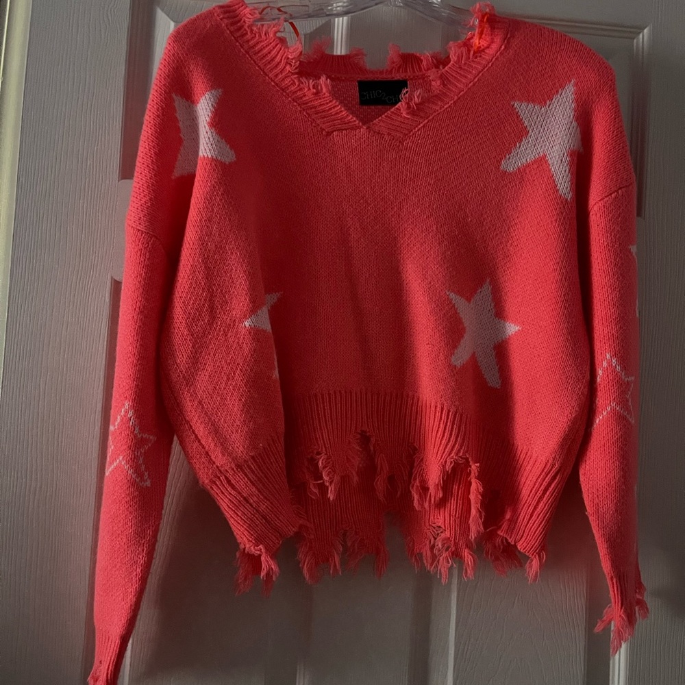 Chic 2 Chic - Pink Star Sweater